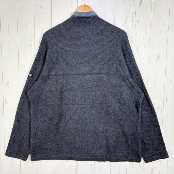 【Men's L グレー系】 2001 Patagonia ( パタゴニア ) オーバーランド プルオーバー Oberland Pullover 生産終了モデル 入手困難 ウール混 USA製 ハーフジップ ウェア トップス アウター ジャケット フリース z000