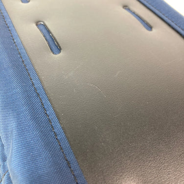 均码海军蓝 1990 年代 Gregory 单口袋海军蓝标签（旧标签）停产型号难以找到带外部袋的尼龙储物袋（z00053468）