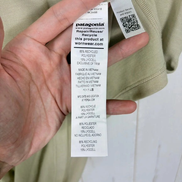 【Men's S ベージュ系】 2026 Patagonia ( パタゴニア ) キャプリーン クール トレイル シャツ Capilene Cool Trail Shirt WSTO ポリエステル ウェア トップス インナー シャツ ショートスリーブTシャツ クルー