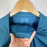 【Women's S ネイビー系】 Mountain Hardwear ( マウンテンハードウェア ) エアメッシュ ロングスリーブ クルー Air Mesh Long Sleeve Crew ポリエステル ウェア トップス アウター ジャケット フリース Teijin