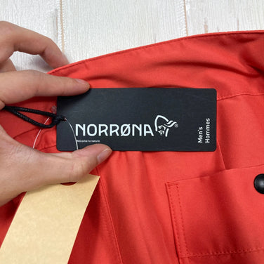 【Men's M レッド系】 Norrona ( ノローナ ) フェムンド サイレント グリッド ショーツ Femund Silent Grid Shorts 2718-25 1077 Paprika red z00058270 1077 Paprika red