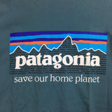 【Men's S ブルー系】Patagonia ( パタゴニア ) P-6 ミッション オーガニック Tシャツ P-6 Mission Organic T-Shirt 37529 International Men's コットン ショートスリーブTシャツ クルーネック インナー シャツ トップス ウェア - 【公式】2ndGEAR（セカンドギア）Webショップ【登山用品・アウトドア用品専門 買取販売店】