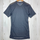 [Men's S Black Series] Finetrack Drylayer Basic T Polyester Wear Top Inner Shirt Short Sleeve T-shirt Crew Neck Synthetic Fiber z00057542 Synthetic Fiber Short Sleeve T-shirt Crew Neck