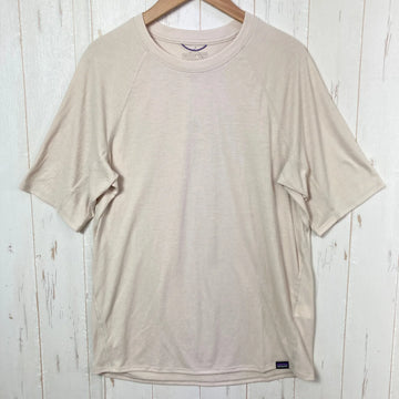 【Men's XS ベージュ系】 2024 Patagonia ( パタゴニア ) キャプリーン クール トレイル シャツ Short-Sleeved Capilene Cool Trail Shirt PUM ポリエステル ウェア トップス インナー シャツ ショー
