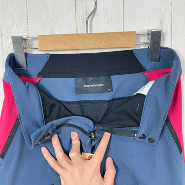 【Women's XS ネイビー系】 Peak Performance ( ピークパフォーマンス ) ライト ソフトシェル カーボン アウトドアパンツ Light Softshell Carbon Outdoor Pants ナイロン ウェア ボトムス ロングパンツ ソフ