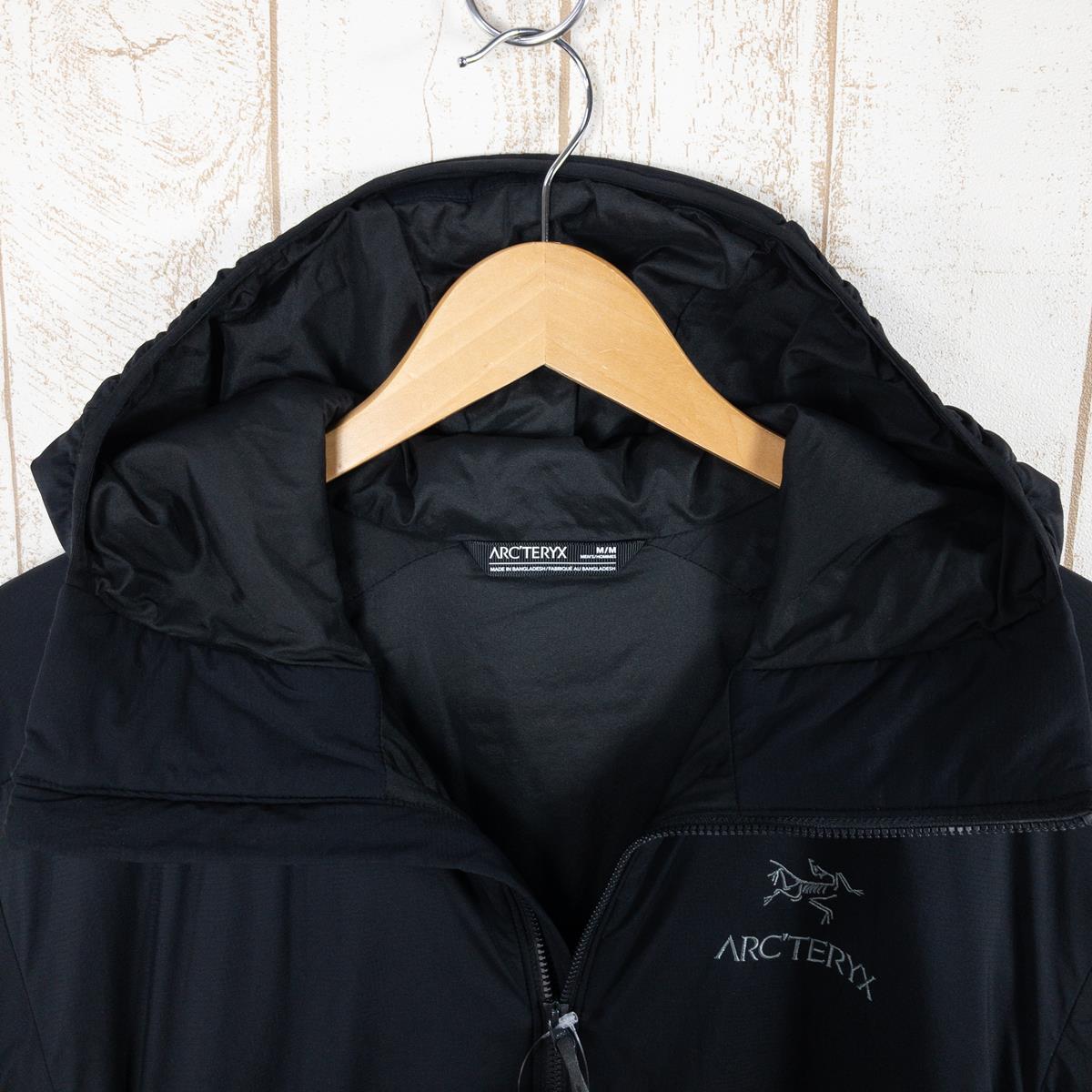 【男款M黑】Arcteryx Atom Hoody 隔热夹克 X000007487 国际男士合成隔热外套上衣