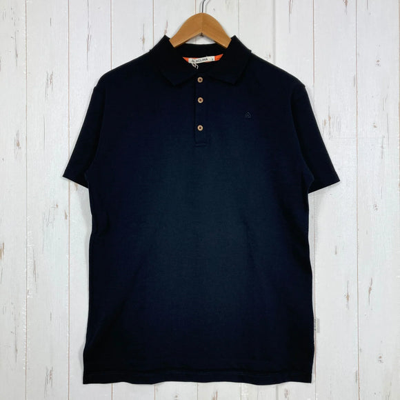 【Men's M ブラック系】 Aclima ( アクリマ ) レジャーウール ピケシャツ Leisure Wool Pique Shirt 106813 123 Jet Black z00058207 123 Jet Black ウール ショートスリーブシャツ イ