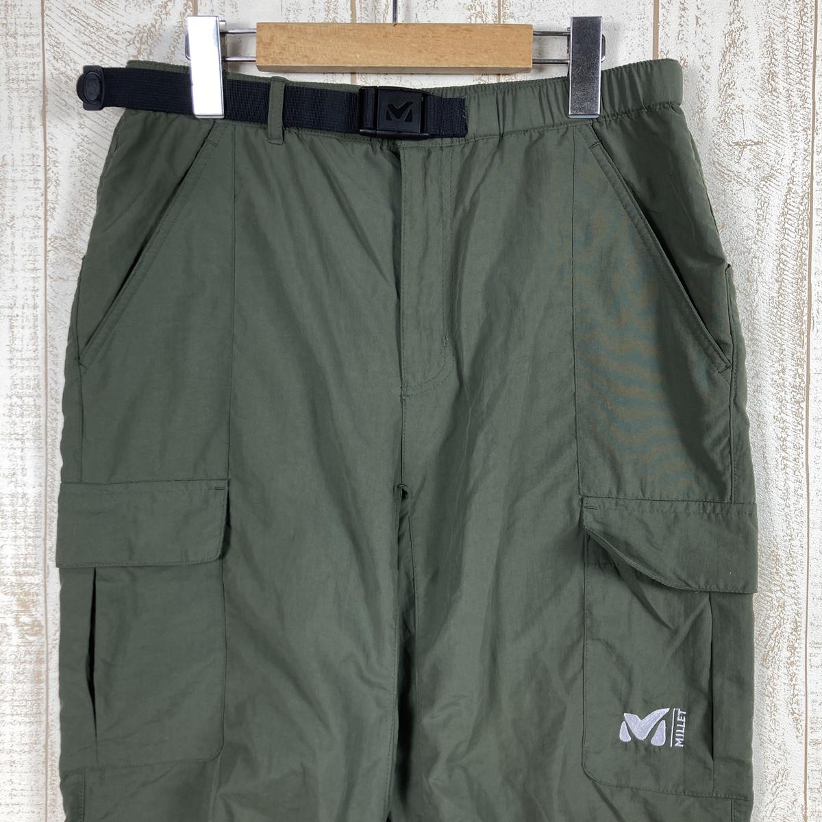 【Men's S グリーン系】 Millet ( ミレー ) アルザス エボ 3/4 ジップオフ パンツ Alsace Evo Zipoff Pants コンバーチブルパンツ カーゴパンツ MIV0472 Men's  化繊 ショーツ ショートパンツ ボトムス ウェ