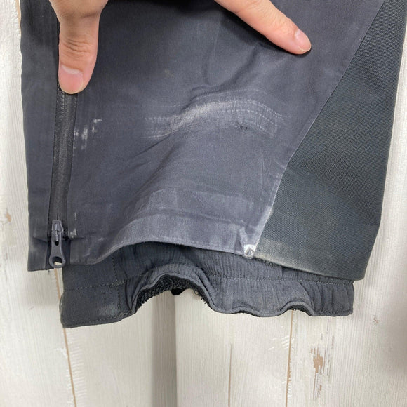 【Men's S グレー系】 Mountain Hardwear ( マウンテンハードウェア ) ダイバーター ビブ Diverter Bib Dry.Q Elite｜3レイヤー｜フルサイドジップ｜ゲイター ナイロン ウェア ボトムス ロングパンツ ハードシェル