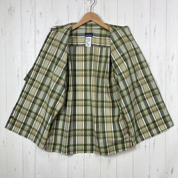 【Men's S グリーン系】 2010 Patagonia ( パタゴニア ) パッカーウェア シャツ Puckerwear Shirt CSF 生産終了モデル 入手困難 ウェア トップス インナー シャツ ショートスリーブシャツ 化繊 z00053390 CSF