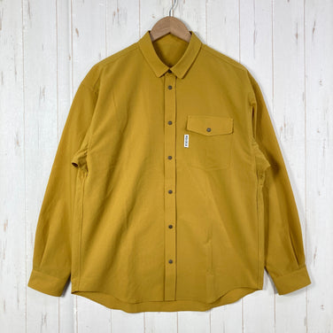 【Men's M イエロー系】 Ridge Mountain Gear ( リッジマウンテンギア ) ベーシック ロングスリーブ シャツ Basic Long Sleeve Shirt			 Rustic Mustard ポリエステル ウェア トップス インナー シ