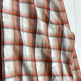 【Men's XS オレンジ系】 2013 Patagonia ( パタゴニア ) ロングスリーブ ゴーン アゲイン シャツ Long-Sleeved Gone Again Shirt TPD ナイロン ウェア トップス インナー シャツ ロングスリーブシャツ 化繊