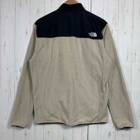 【Men's L アイボリー系】 The North Face ( ザ・ノースフェイス ) マウンテン バーサ マイクロ ジャケット Mountain Versa Micro Jacket リサイクルポリエステル マイクロフリース ポリエステル ウェア トップス アウ - 0