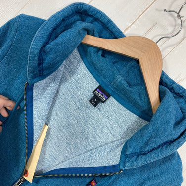 【Women's M ブルー系】 2017 Patagonia ( パタゴニア ) ボードショーツ ラベル ライトウェイト フルジップ フーディ Board Short Label Lightweight Full-Zip Hoody オーガニックコットン ウェア ト