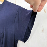 [Women's XS Navy] Icebreaker TECH LITE SS POCKET CREWE Merino Wool Wear Top Inner Shirt Short Sleeve T-Shirt Crew