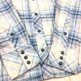 【Women's S ブルー系】Patagonia ( パタゴニア ) ウィメンズ ロングスリーブ ウエスタン スナップ シャツ W Long-Sleeved Western Snap Shirt 53350 International Women's 化繊 ロングスリーブシャツ インナー シャツ トップス ウェア - 【公式】2ndGEAR（セカンドギア）Webショップ【登山用品・アウトドア用品専門 買取販売店】