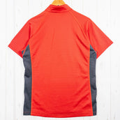 【Men's L レッド系】 Montbell ( モンベル ) クール ハーフスリーブ ジップシャツ Cool Half Sleeve Zip Shirt ポリエステル ウェア トップス インナー シャツ ショートスリーブシャツ 化繊 z00053000  化繊