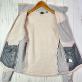 Montbell ClimAir 女款中号粉色夹克。涤纶抓绒外套 (z00053548)。