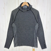 【男款 M/L 黑色系】Millet (米勒) 华夫格羊毛连帽衫 Waffle Wool Hoodie 羊毛服装 上衣 内搭 衬衫 连帽衫 羊毛 z00058911 羊毛连帽衫 内搭 衬衫 上衣 服装