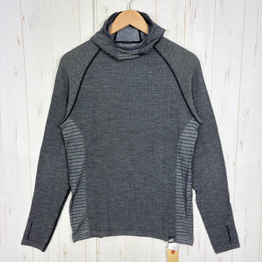 【Men's M/L ブラック系】 Millet ( ミレー ) ワッフル ウール フーディ Waffle Wool Hoodie ウール ウェア トップス インナー シャツ フーディ ウール z00058911  ウール フーディ インナー シャツ トップス ウェア