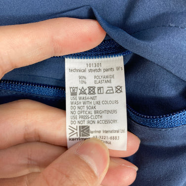 【Women's S ネイビー系】 Karrimor ( カリマー ) テクニカル ストレッチ パンツ Technical Stretch Pants ナイロン ウェア ボトムス ロングパンツ ソフトシェル z00059140  ソフトシェル ロングパンツ ボトムス ウ