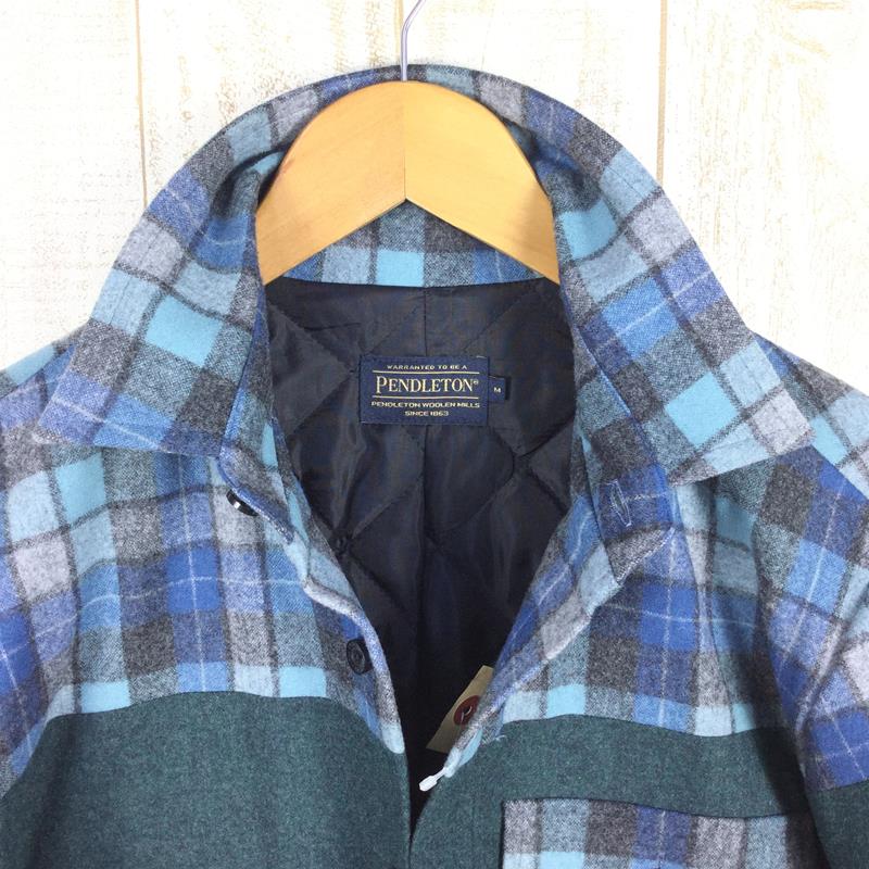 【男款M蓝】Pendleton Original Cpo 衬衫外套 Japan Fit Original Cpo 衬衫外套 Jp-Fit 羊毛绗缝 停产型号 难买 GT002/P