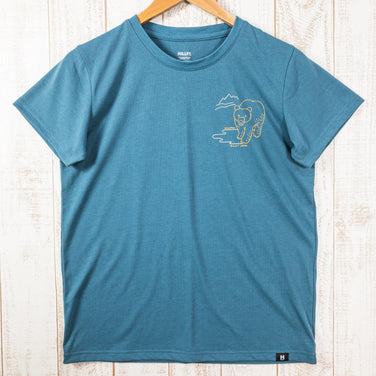 【Women's M ブルー系】 Millet ( ミレー ) ヒグマ Tシャツ ショートスリーブ Higuma Ts Ss MIV02091 Women's 化繊 ショートスリーブTシャツ クルーネック インナー シャツ トップス ウェア - 【公式】2ndGEAR（セカンドギア）Webショップ【登山用品・アウトドア用品専門 買取販売店】