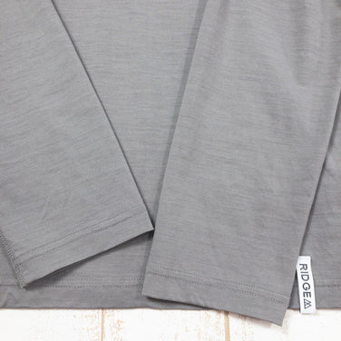 【Men's L チャコール系】 Ridge Mountain Gear ( リッジマウンテンギア ) メリノウール ハーフジップスタンドカラー Merino Half Zip Stand Collar ロングスリーブ シャツ Asian Men's ウール ロング - 【公式】2ndGEAR（セカンドギア）Webショップ【登山用品・アウトドア用品専門 買取販売店】