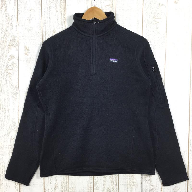 [Women's M Black] Patagonia Better Sweater 1/4-Zip Fleece Pullover 25616 International Women's BLK Black Fleece Outerwear