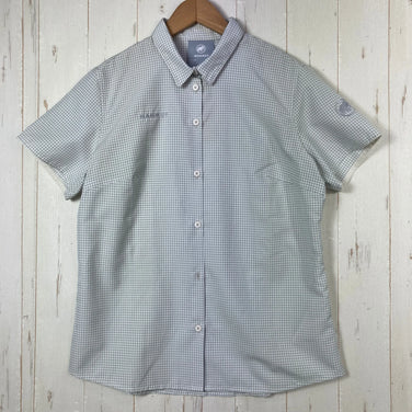 [Women's S Gray] Mammut Aada Shirt Polyester Wear Top Inner Shirt Short Sleeve Shirt Synthetic Fiber z00054607 Synthetic Fiber Short Sleeve Shirt Inner Shirt Top We