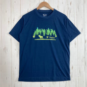 【Men's M ネイビー系】 Foxfire ( フォックスファイヤー ) Cシールド ディア T S/S C-SHIELD Deer Tee S/S ポリエステル ウェア トップス インナー シャツ ショートスリーブシャツ 化繊 z00060254  化繊 ショ
