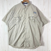 【Men's XL ベージュ系】 Columbia ( コロンビア ) バハマ 2 ショートスリーブ シャツ Bahama II Short Sleeve Shirt PFGシリーズ ナイロン ウェア トップス インナー シャツ ショートスリーブシャツ 化繊 z000