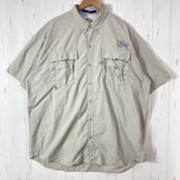 【Men's XL ベージュ系】 Columbia ( コロンビア ) バハマ 2 ショートスリーブ シャツ Bahama II Short Sleeve Shirt PFGシリーズ ナイロン ウェア トップス インナー シャツ ショートスリーブシャツ 化繊 z000