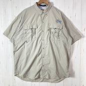 【Men's XL ベージュ系】 Columbia ( コロンビア ) バハマ 2 ショートスリーブ シャツ Bahama II Short Sleeve Shirt PFGシリーズ ナイロン ウェア トップス インナー シャツ ショートスリーブシャツ 化繊 z000