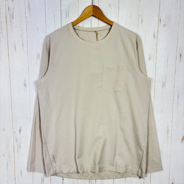 [Men's M Ivory] Houdini Men's Cover Crew Long Sleeve M's Cover Crew Long Sleeve 258694 Foggy Mountain z00058228 Foggy Mountain Synthetic Long