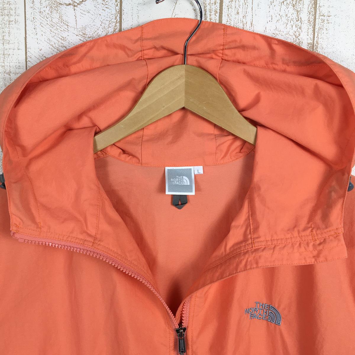 【Women's L オレンジ系】 The North Face ( ザ・ノースフェイス ) コンパクト ジャケット Compact Jacket ウィンドシェル フーディ NPW11410 Asian Women's  ウィンドシェル アウター ジャケット トップス