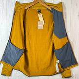 [男款 XS 黄色] 2024 Patagonia R1 保暖夹克 RPBN 涤纶羊毛夹克 z00053869 RPBN 羊毛外套