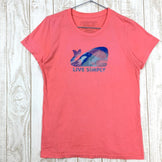 【Women's M ピンク系】 Patagonia ( パタゴニア ) ウィメンズ Live Simply ホエール オーガニックコットン Tシャツ International Women's コットン ショートスリーブTシャツ クルーネック インナー シャツ ト - 【公式】2ndGEAR（セカンドギア）Webショップ【登山用品・アウトドア用品専門 買取販売店】