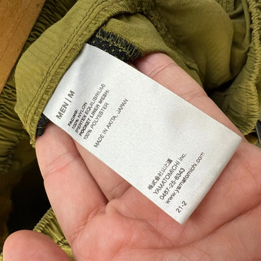 Men's Medium Green Yamatomichi (Yama to Michi) Double Weave Five-Pocket Pants, DW 5-Pocket Pants, Nylon, Long Pants, z00054490