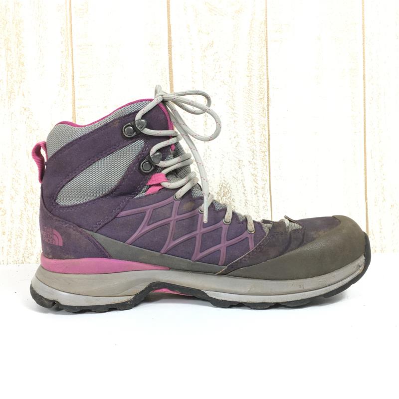 【Women's 25.0cm パープル系】 The North Face ( ザ・ノースフェイス ) レック 2 ミッド ゴアテックス Wreck Ii Mid Gore-Tex トレッキングシューズ NFW01522 Women's グランドパープル / フーシアピンク トレ