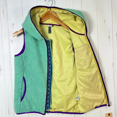 Aigle 女式小号绿色 Boa 羊毛背心，涤纶，上衣，背心，羊毛，z00053482