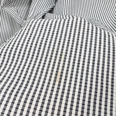 【Men's S ホワイト系】 Ridge Mountain Gear ( リッジマウンテンギア ) ベーシック ロングスリーブ シャツ ストライプ Basic Long Sleeve Shirt "Stripe" ポリエステル ウェア トップス インナー シャツ