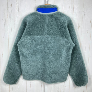 男士中灰色 2023 Patagonia 经典复古 X 夹克，涤纶羊毛夹克（z00053941）。