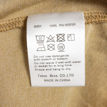 【Men's M イエロー系】 Teton Bros ( ティートンブロス ) TB Sardines Tee TB サーディン ティー ポリエステル TB241-82M Asian Men's 化繊 ショートスリーブTシャツ クルーネック インナー シャツ トッ - 【公式】2ndGEAR（セカンドギア）Webショップ【登山用品・アウトドア用品専門 買取販売店】