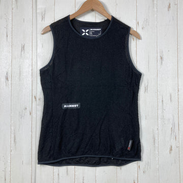 【S ブラック系】 Mammut ( マムート ) アイガー ノードワンド ファーストレイヤー エア メッシュ ベスト Eiger Nordwand FL Air Mesh Vest Polartec Alpha Direct 速乾 通気 軽量 ポリプロ