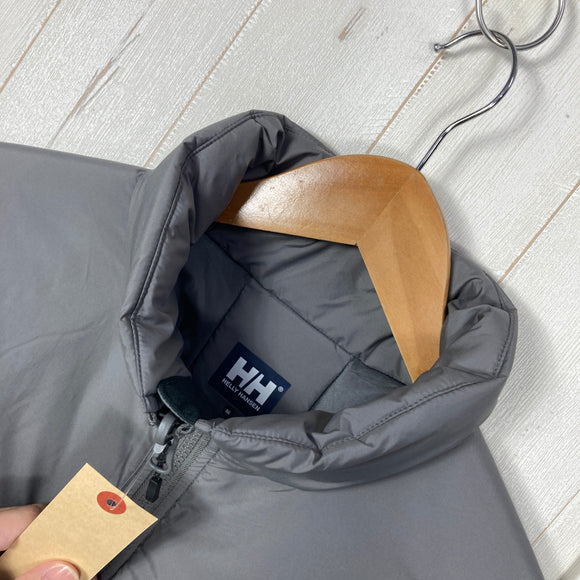 【Unisex M グレー系】 Helly Hansen ( ヘリーハンセン ) ジップ インサレーション ジャケット Zip Insulation Jacket 2WAY 袖着脱式 Zip in Zip対応 PERTEX QUANTUM 化繊ダウン ウェア トップ
