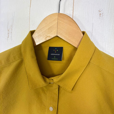 【Women's S Gold】 Axesquin Women's S/S Ventilation Shirt 11058 Golden Yellow z00058210 Golden Yellow