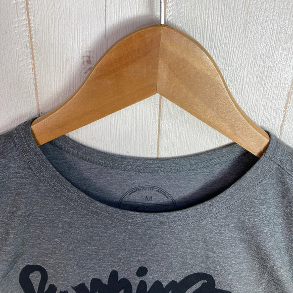 【Men's M グレー系】 Answer4 ( アンサーフォー ) ランニング サックス！ 01 ティーシャツ Running Sucks! 01 Tshirt ポリエステル ウェア トップス インナー シャツ ショートスリーブTシャツ クルーネック 化繊 z0