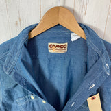 【Men's L ブルー系】 Camco（カムコ） シャンブレー シャツ Chambray Shirt コットン ウェア トップス インナー シャツ ロングスリーブシャツ 化繊 z00058766  化繊 ロングスリーブシャツ インナー シャツ トップス ウェア