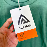 【Men's M グリーン系】 Aclima ( アクリマ ) ライトウール クラシック ティー LightWool Classic Tee 106817 362 DARK IVY z00055903 362 DARK IVY ウール ショートスリーブTシャツ クル